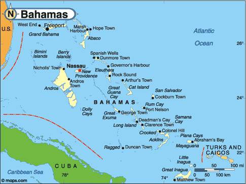 Bahamas Map