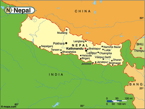 Nepal Map