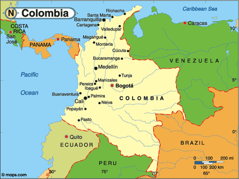 Colombia Map