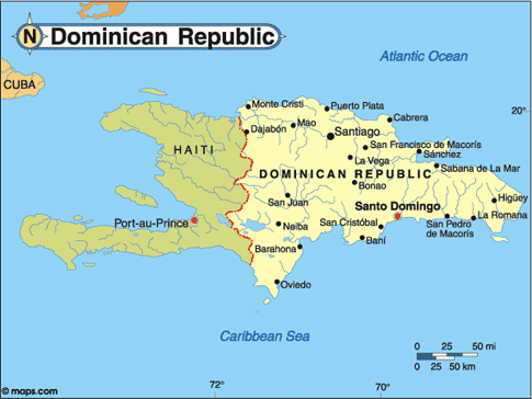 Dominican Republic Map