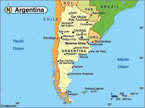 Argentina Map